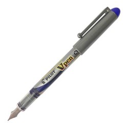 Pilot V-Pen Fountain Pen Medium Blue (SVP-4M-L) Pilot V-Pen Fountain Pen Medium Blue (SVP-4M-L)