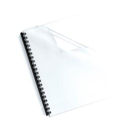 Fellowes Binding Covers A4 200mic Clear, Pack of 100 Fellowes Binding Covers A4 200mic Clear, Pack of 100