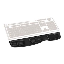 Fellowes Gel Keyboard Palm Support Black Fellowes Gel Keyboard Palm Support Black