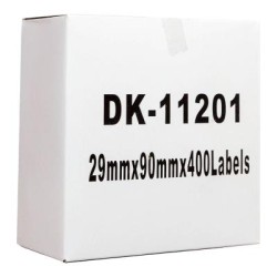 Okin Compatible Brother DK Labels 29x90mm 400 Roll