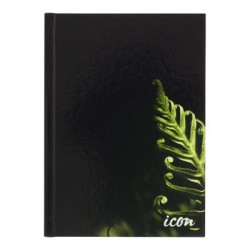 Icon Casebound Hard Cover Notebook A5 Black 200 pg Icon Casebound Hard Cover Notebook A5 Black 200 pg
