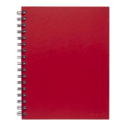 Icon Spiral Notebook A5 Hard Cover Red 200 pg Icon Spiral Notebook A5 Hard Cover Red 200 pg