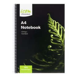 Icon Spiral Notebook A4 Soft cover 120 pg 70% Rec Icon Spiral Notebook A4 Soft cover 120 pg 70% Rec