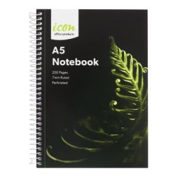 Okin Spiral Notebook A5 Soft cover 200 pg Okin Spiral Notebook A5 Soft cover 200 pg