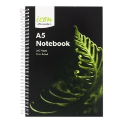 Icon Spiral Notebook A5 Soft cover 300 pg Icon Spiral Notebook A5 Soft cover 300 pg