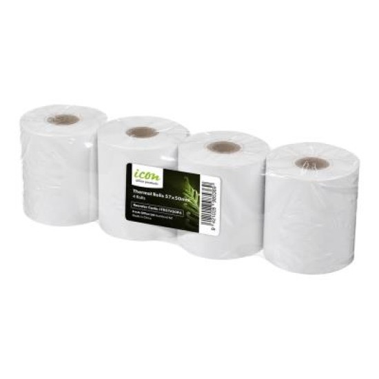 Okin Thermal Roll BPA Free 57x50mm, Pack of 4
