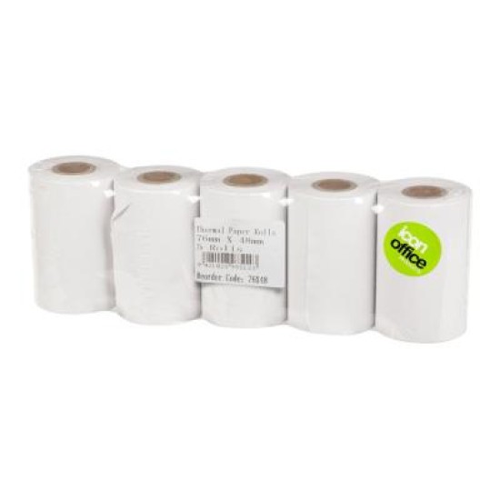 Okin Thermal Roll BPA Free 76x48mm, Pack of 5
