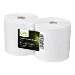 Okin Thermal Roll BPA Free 80x80mm, Pack of 2