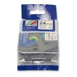Okin Compatible Brother TZ Tape 24mm Black on White