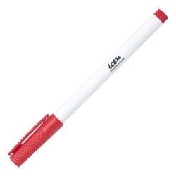 Icon Whiteboard Marker Slim Barrel Fine Tip Red Icon Whiteboard Marker Slim Barrel Fine Tip Red