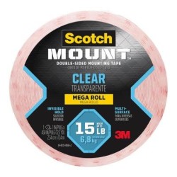 Scotch Mounting Tape 410H-LNG Clear 25mmx11.4m Scotch Mounting Tape 410H-LNG Clear 25mmx11.4m