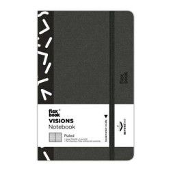 Flexbook Visions Notebook Pocket Ruled Black Flexbook Visions Notebook Pocket Ruled Black