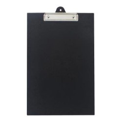 Okin Clipboard PVC Single FC Black