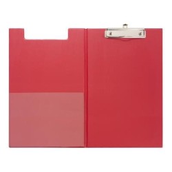 Okin Clipboard PVC Double FC Red