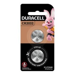 Duracell Lithium Coin CR2032 Battery, Pack of 2 Duracell Lithium Coin CR2032 Battery, Pack of 2
