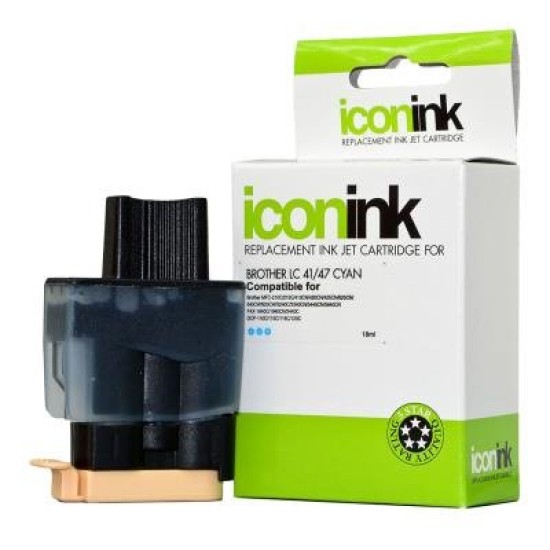 Icon Compatible Brother LC47 Cyan Ink Cartridge