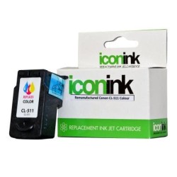 Icon Remanufactured Canon CL511 Colour Ink Cartridge