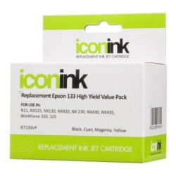 Icon Compatible Epson 133 BCMY Ink Value Pack Icon Compatible Epson 133 BCMY Ink Value Pack