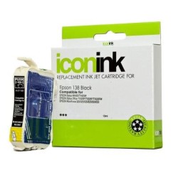 Icon Compatible Epson 138 Black Ink Cartridge Icon Compatible Epson 138 Black Ink Cartridge