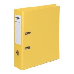 Okin Lever Arch File A4 Linen Yellow