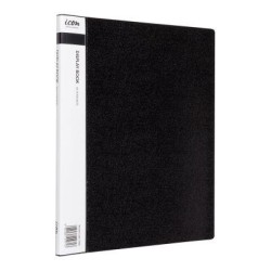 Okin Display Book A4 with Insert Spine 10 Pocket Black