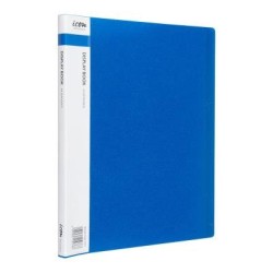 Okin Display Book A4 with Insert Spine 20 Pocket Blue