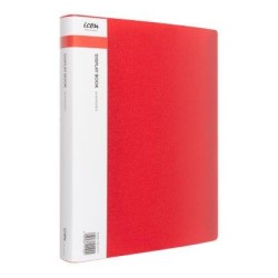 Icon Display Book A4 with Insert Spine 60 Pocket Red