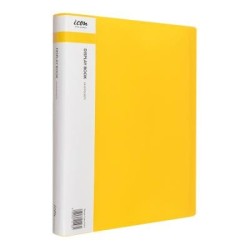 Okin Display Book A4 with Insert Spine 60 Pocket Yellow