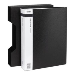Okin Display Book A4 with Insert Spine 80 Pocket with Case Black