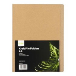 Icon Manilla File Folders A4 Kraft, Pack of 10 Icon Manilla File Folders A4 Kraft, Pack of 10