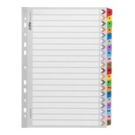 Icon Cardboard Indices with Reinforced Tabs A-Z Coloured