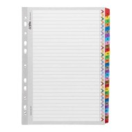 Icon Cardboard Indices with Reinforced Tabs 1-31 Coloured