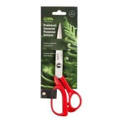 Icon Scissors Premium 8 Inch Red Handle Icon Scissors Premium 8 Inch Red Handle