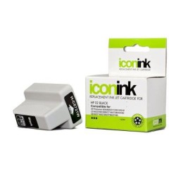 Icon Compatible HP 02 Black Ink Cartridge (C8721WA Icon Compatible HP 02 Black Ink Cartridge (C8721WA