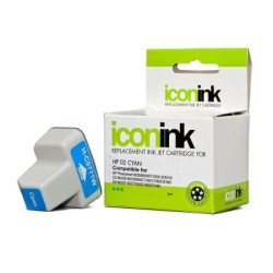 Icon Compatible HP 02 Cyan Ink Cartridge (C8771WA Icon Compatible HP 02 Cyan Ink Cartridge (C8771WA