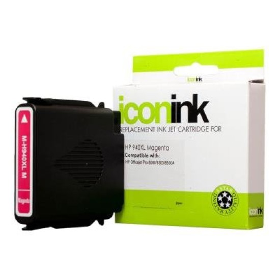 Icon Remanufactured HP 940 Magenta XL Ink Cartridge (C4908AA)