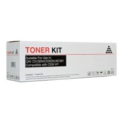 Icon Remanufactured OKI C510 C530 MC561 Black Toner Cartridge (44469804) Icon Remanufactured OKI C510 C530 MC561 Black Toner Cartridge (44469804)