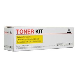 Icon Compatible OKI C5650 C5750 Yellow Toner Cartridge Icon Compatible OKI C5650 C5750 Yellow Toner Cartridge
