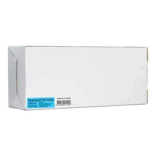 Icon Compatible OKI C710 711 Cyan Toner Cartridge (44318611)