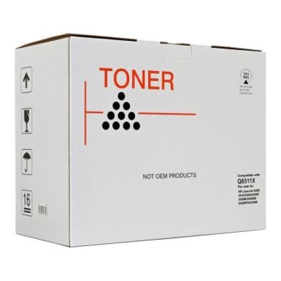 Icon Compatible HP Q6511X Canon CART310II Black Toner Cartridge
