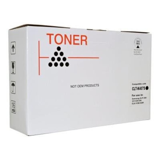 Icon Remanufactured Samsung CLTK407S Black Toner Cartridge