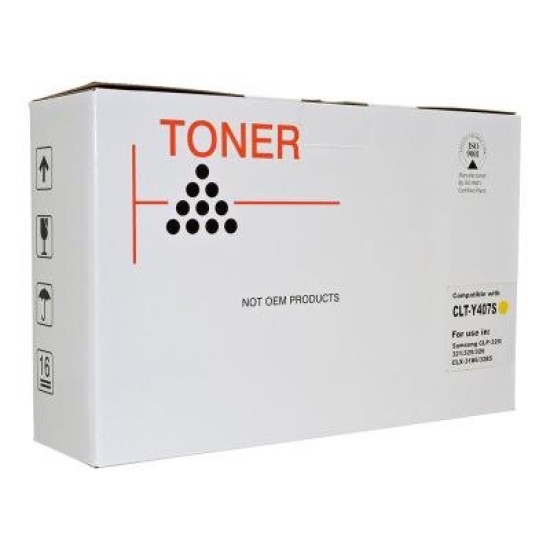 Icon Remanufactured Samsung CLTY407S Yellow Toner Cartridge