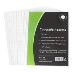 OSC Copysafe Pockets A3, Pack of 10 OSC Copysafe Pockets A3, Pack of 10
