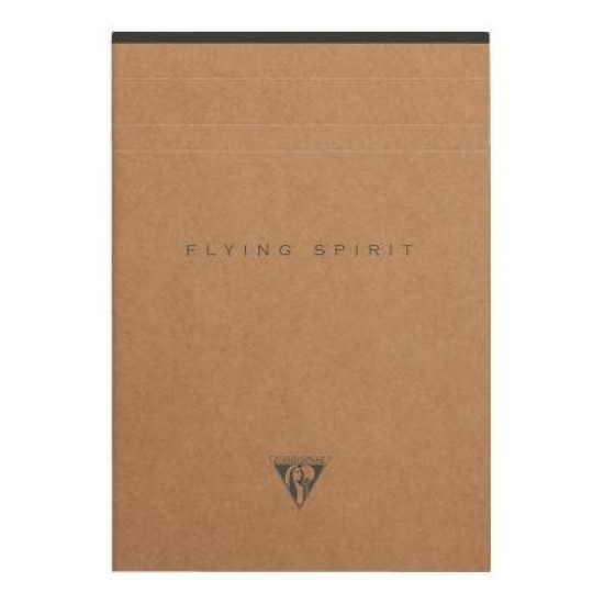 Flying Spirit Clothbound Notepad A5 Kraft