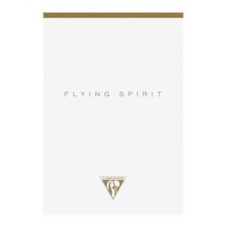 Flying Spirit Clothbound Notepad A6 White Flying Spirit Clothbound Notepad A6 White