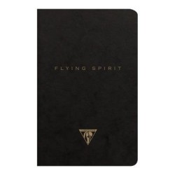 Flying Spirit Sewn Notebook 11x17cm Black Flying Spirit Sewn Notebook 11x17cm Black