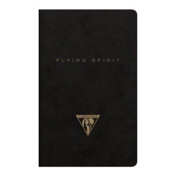 Flying Spirit Sewn Notebook 7.5x12cm Black Flying Spirit Sewn Notebook 7.5x12cm Black