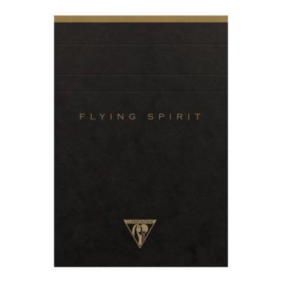 Flying Spirit Clothbound Notepad A6 Black