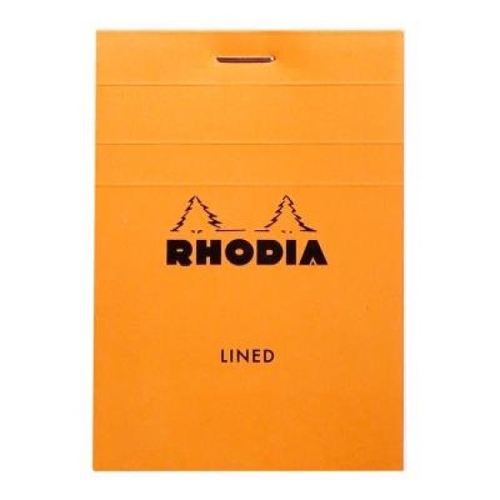 Rhodia Bloc Pad No. 11 A7 Lined Orange