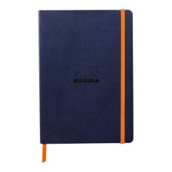 Rhodiarama Softcover Notebook A5 Lined Midnight